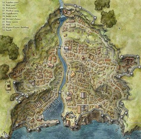 Pin By Snarkyjohnny On Sunday Game Fantasy City Map Fantasy Town