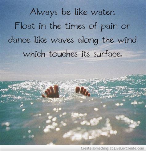 Quotes About Floating In Water Quotesgram