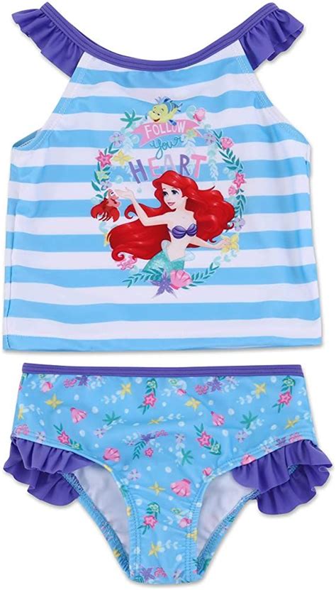 Toddler Girl Little Mermaid Two Piece Swimsuit 2t Clothing