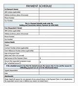 Pictures of General Contractor Payment Schedule