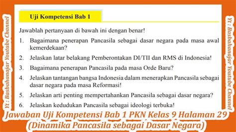 Kunci Jawaban Pkn Bab 1 Kelas 9 - 30+ Kunci Jawaban Pkn Bab 1 Kelas 9 Hasil Revisi - Auto Netlify