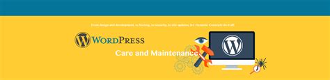 Wordpress Care Maintenance Dynamic Concepts