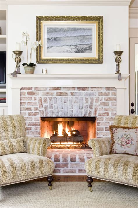 30 Colors For Brick Fireplace