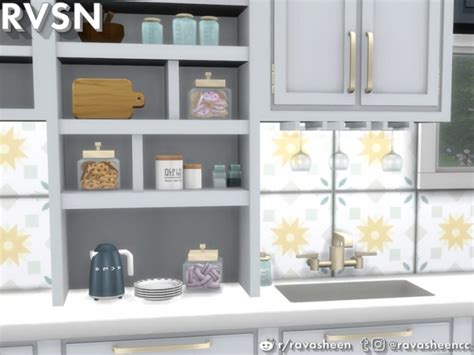 Simmer Down Kitchen Clutter Set By Ravasheen At Tsr Sims 4 Updates