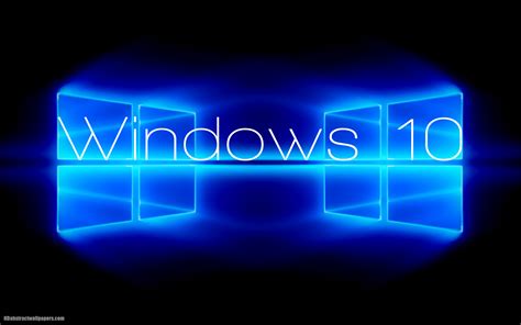 More than 1 million downloads. Обои Windows 10, голубой фон на рабочий стол - картинки с раздела Винда