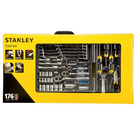 Stanley 176 Piece Tool Kit With Carry Case Bunnings Australia