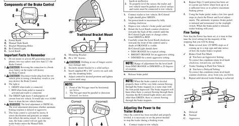 Tekonsha Prodigy Brake Controller Manual