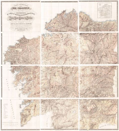 Galicia Mapas Pol Tico Administrativos
