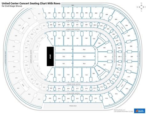 United Center Seating Chart With Rows