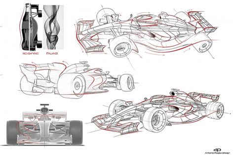 Formula 1 Reveals Full Details Of 2021 Car Design Concepts