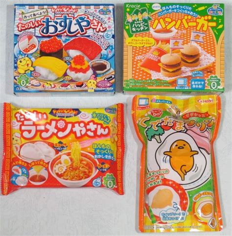 4 Pcs Japanese Candy Diy Kits Kracie Popin By Nekomonjakawaiidiy