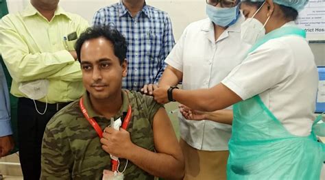 Pune ZP CEO Ayush Prasad Gets First Vaccination Dose Of Covaxin Pune