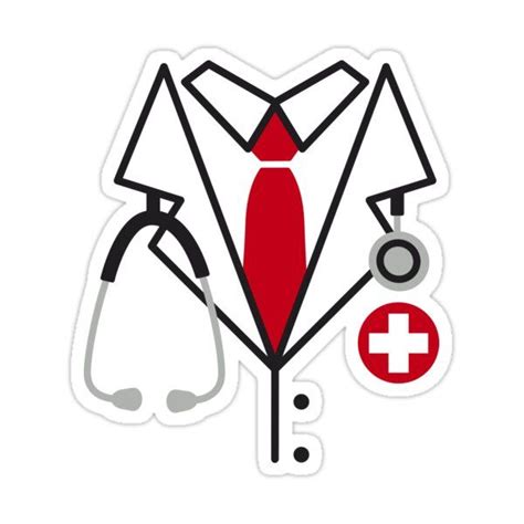 Doctor Sticker By Laundryfactory In 2021 Doctor Stickers Medical Stickers Doctor Sticker