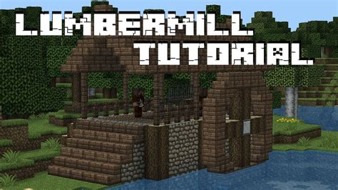 Minecraft medieval saw mill tutorial. Minecraft Lumbermill Tutorial - YouTube