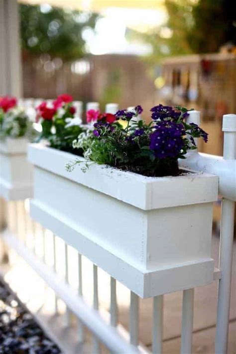 This list of diy planters has projects for outdoor spaces of every shape and size. How to Build a DIY Flower Planter Box - TheDIYPlan