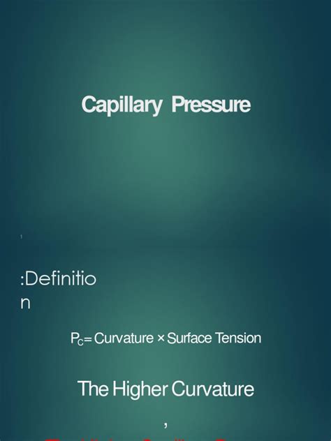 Capillary Pressure Pdf Hysteresis Porosity