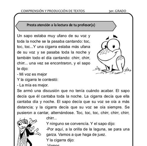 Lista 95 Foto Lecturas Cortas Para Niños De Primer Grado En Imprenta