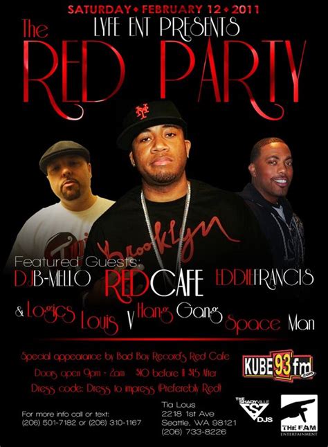 The World Famous Dj B Mello Events Parker Listening Party And Red Cafe