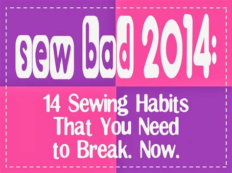 Ms Elaineous Teaches Sewing Sew Bad 14 Sewing Habits That You Need