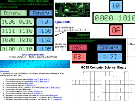 Gcse Computer Science Number Systems Resource Pack Teaching Resources