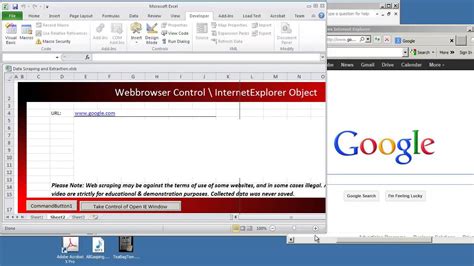 Take Control Of Another Open Internet Explorer Browser Window Youtube