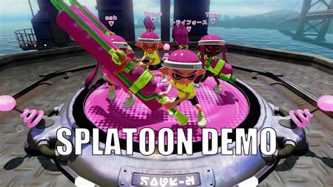 Splatoon Demo Gameplay 1080p 60fps YouTube