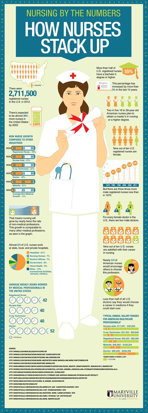 Infographic Nursing By The Numbers Nurseslabs