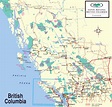 Map of BC Driving