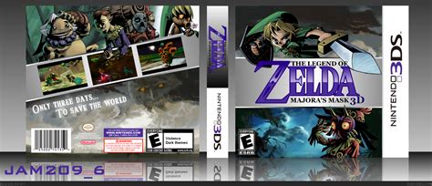 Viewing Full Size The Legend Of Zelda Majoras Mask 3d Box Cover