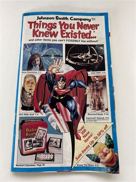 1994 Johnson Smith Company Things You Never Knew Existed Catalog #944