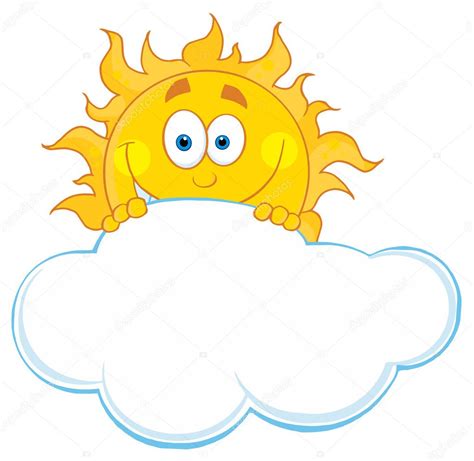 Feliz Sol Escondiéndose Detrás De La Nube 2022