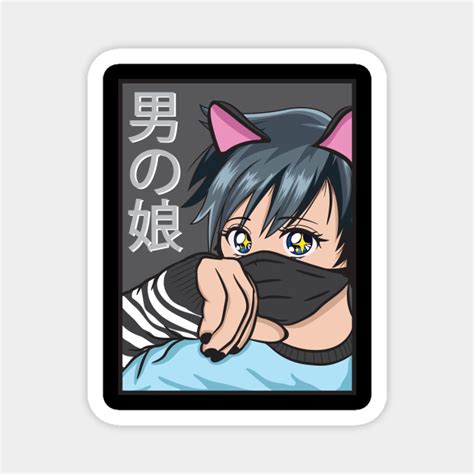 Femboy Anime Boy Gay Japanese Aesthetic Lgbtq Weeb Femboy Magnet