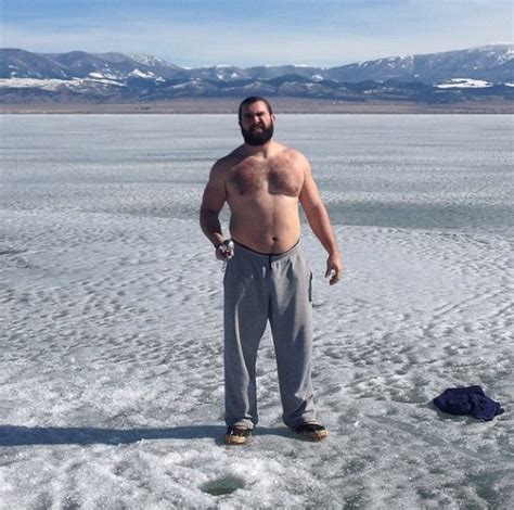 Jason Kelce Shirtless Ice Fishing Crossing Broad