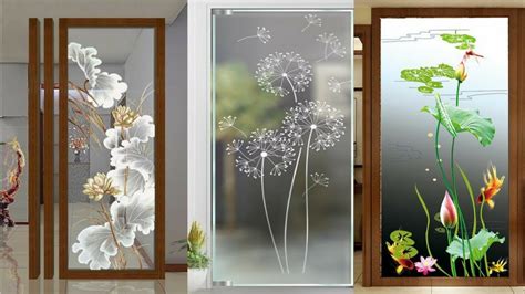 beautiful frosted glass film and staind glass room divider ideas letest frosted glass ideas