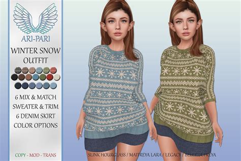Ari Pari Winter Snow Outfit New Release Event Exclu Flickr