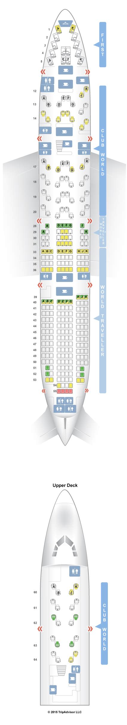 Seatguru Seat Map British Airways Boeing 747 400 744 V2