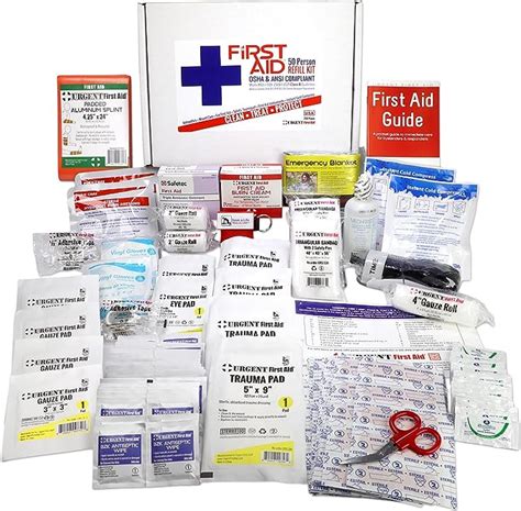 Osha And Ansi First Aid Kit Refillupgrade 50 Person 208