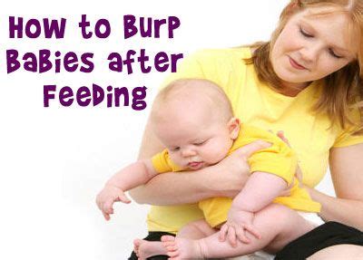 Hold the infant in your arms with their head resting on your shoulder. Feed and Burp the Baby | Burping baby, Baby cries after ...