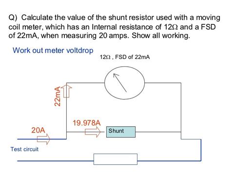 Meter Shunt Ammeter