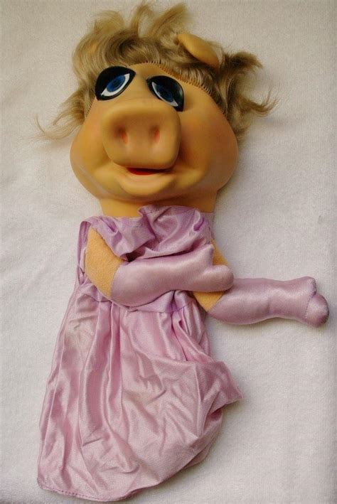 Muppet Miss Piggy Hand Puppet Fisher Price Hair Cut 1816541218