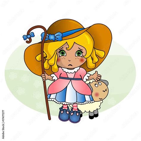 Concept Of Word With Nursery Rhymes Little Bo Peep Clip Art Library