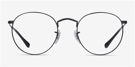 Ray Ban Rb3447v Round Round Black Frame Eyeglasses Eyebuydirect