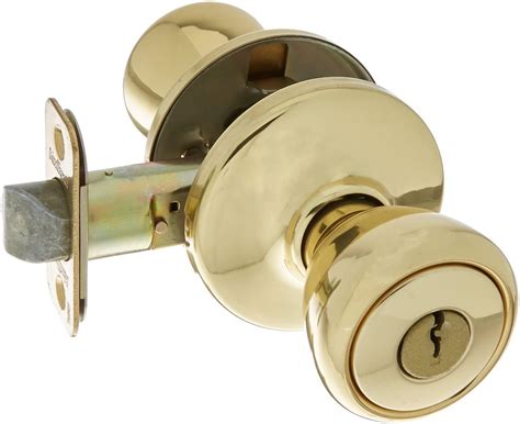 Kwikset 94002 828 Security Tylo Entry Lockset Polished Brass