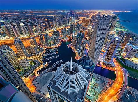 Towering Dreams Dubai City Buildings Houses Gulf Arabian Hd