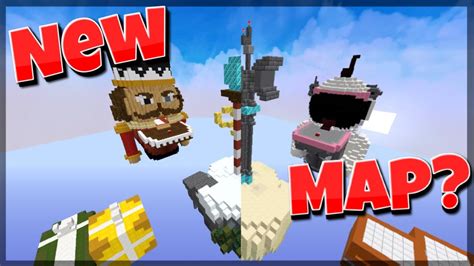 Playing On All The New Bedwars Maps Youtube