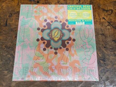 The Grateful Dead Rfk Stadium 8xlp Sealed 180g Vinyl Record 2023 Box