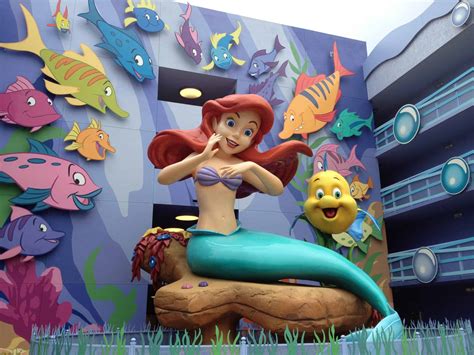 Little Mermaid Section Photos And Review At Disneys Art Of