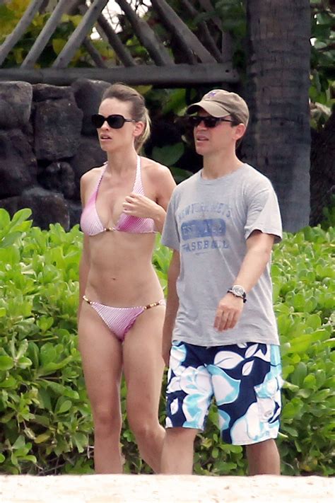 Hilary Swank Bikini On The Beach In Hawaii Hollywood Gossip