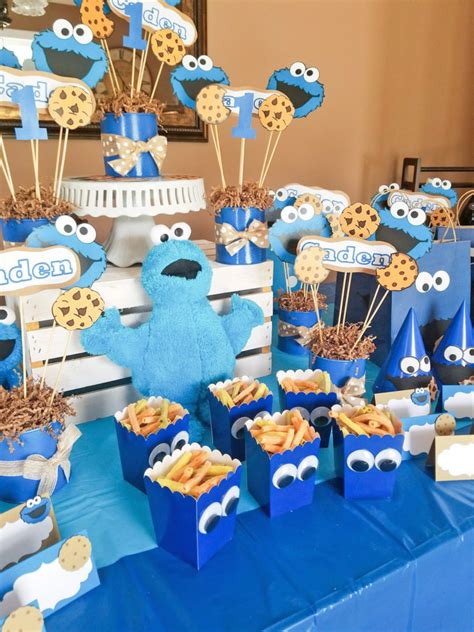 Diy Cookie Monster Party Beautiful Eats And Things