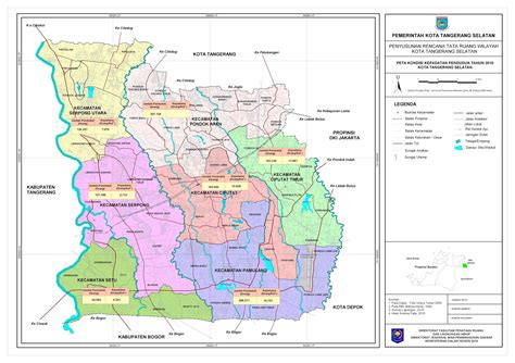 Peta Kota Tangerang Lengkap Beinyu Com